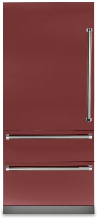 Viking® Professional 7 Series 20.0 Cu. Ft. Stainless Steel Fully Integrated Bottom Freezer Refrigerator 110