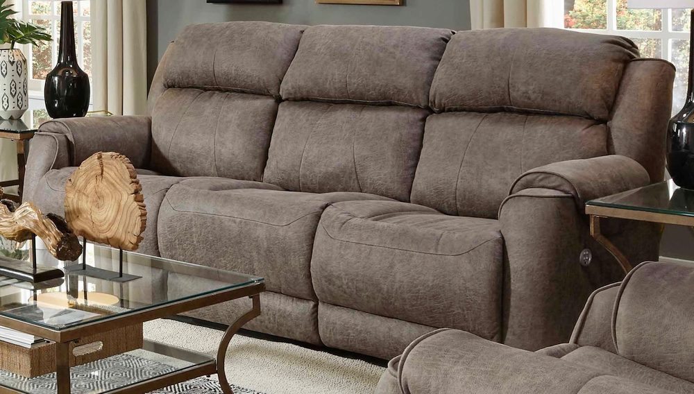 Slate reclining online sofa