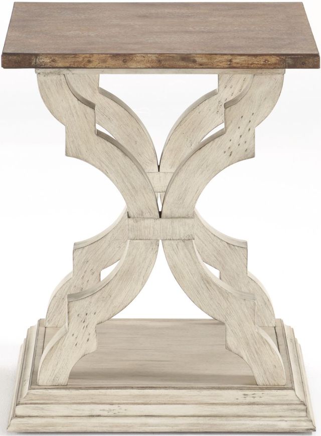 Flexsteel® Estate Antiqued Chairside Table-2