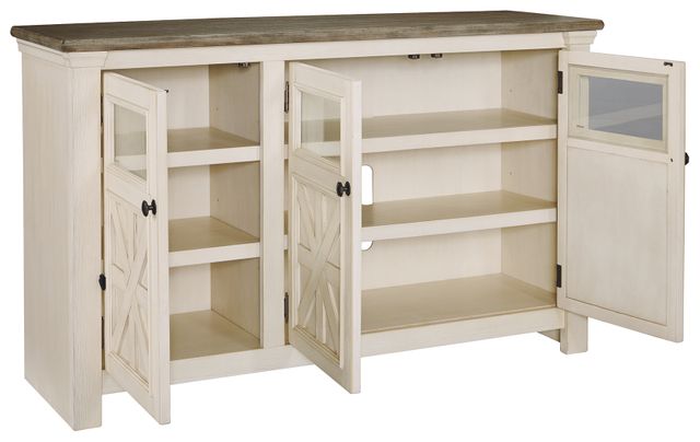 Signature Design by Ashley® Bolanburg Two-Tone Large TV Stand 2