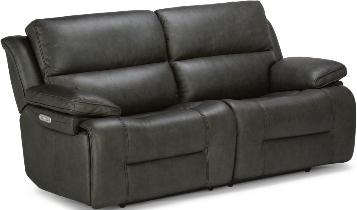 flexsteel forte power headrest sofa