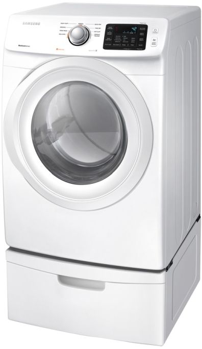 Samsung 5400 Series 7.5 Cu. Ft. White Front Load Electric Dryer 1