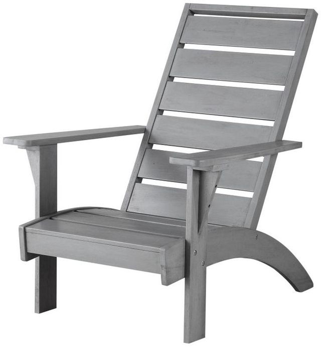 Linon Rockport Gray Outdoor Chair-0