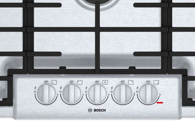 Bosch 800 Series 36" Stainless Steel Gas Cooktop 11