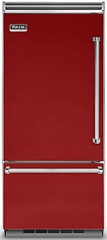 Viking® Professional 5 Series 20.4 Cu. Ft. Built-In Bottom Freezer Refrigerator-Apple Red