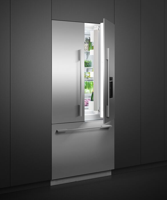 Réfrigérateur à portes françaises de 32 po Fisher Paykel® de 14,7 pi³ - Prêt pour le panneau 7