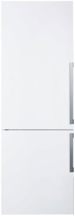 Summit® 11.4 Cu. Ft. White Counter Depth Bottom Freezer Refrigerator