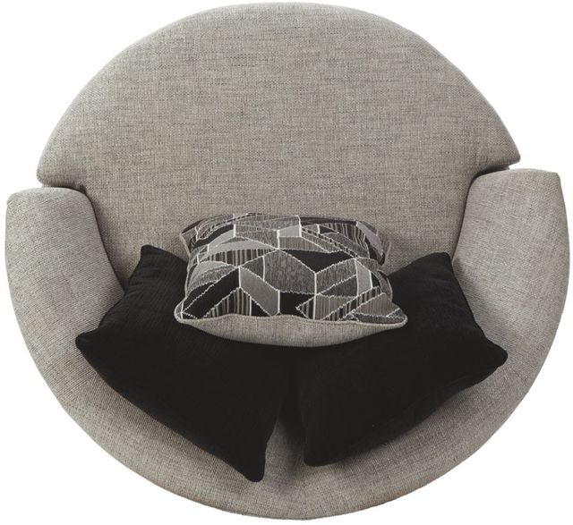 Benchcraft® Megginson Storm Oversized Round Swivel Chair 3