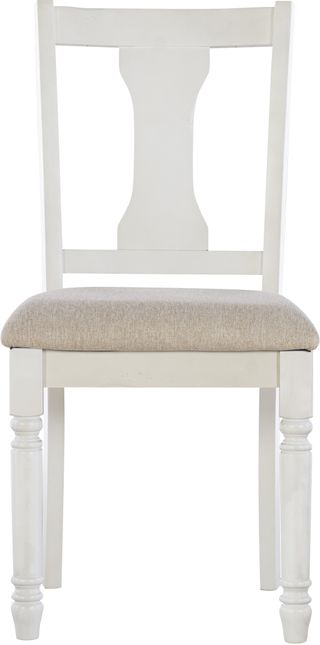 Powell® Willow Set of 2 Vanilla White Side Chair