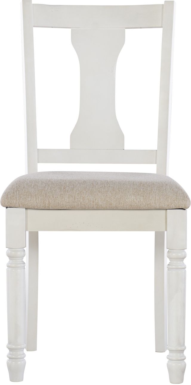 Powell® Willow Set of 2 Vanilla White Side Chair-0