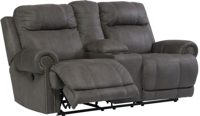 Signature Design by Ashley® Austere 2-Piece Gray Living Room Set with Reclining Sofa 2