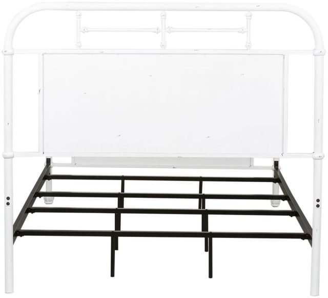 Liberty Furniture Vintage Antique White Youth Full Distressed Metal Bed-2