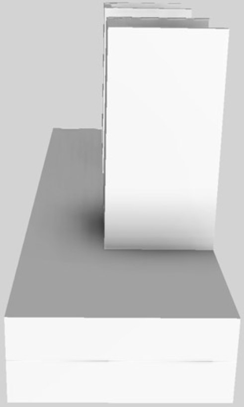 Vent-A-Hood® 66" White Contemporary Wall Mounted Range Hood 1