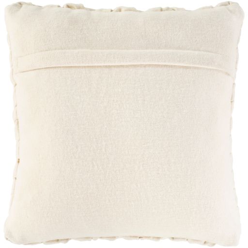 Surya Alana Cream 20" x 20" Toss Pillow with Polyester Insert-3