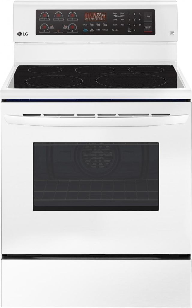 LG 29.88” Smooth White Free Standing Electric Single Oven Range 0