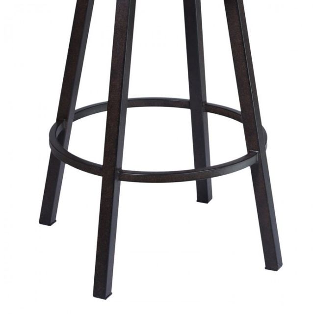 Armen Living Madrid Brown 26" Counter Height Stool-3