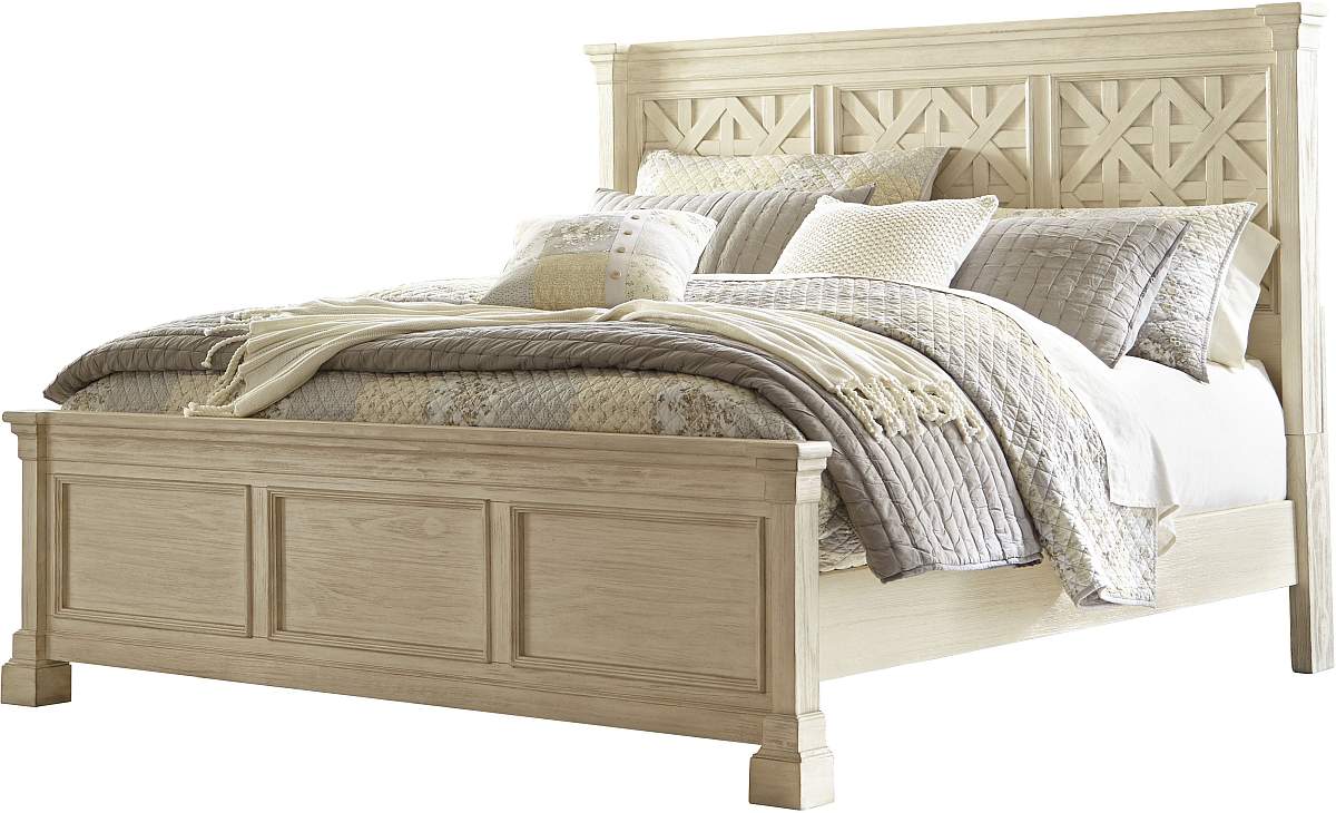 Signature Design by Ashley® Bolanburg Antique White King Panel Bed