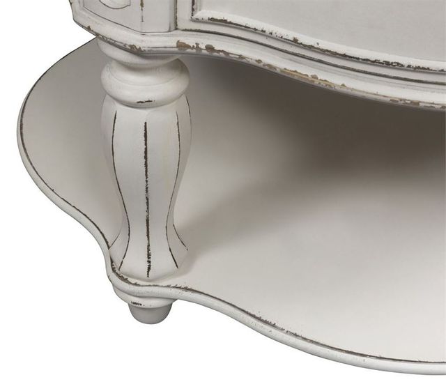 Liberty Furniture Magnolia Manor 3 Piece Antique White Table Sets 7