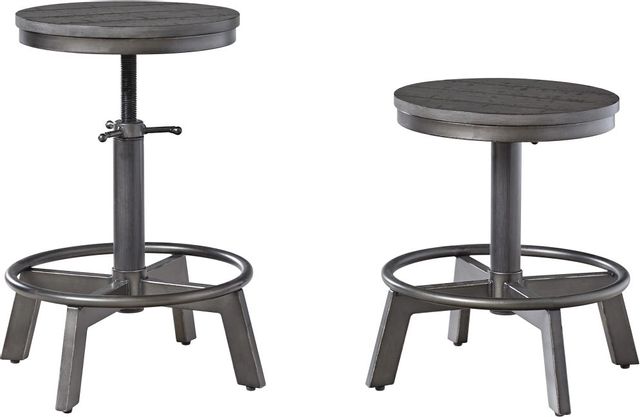 Signature Design by Ashley® Torjin Gray Counter Height Stool-2