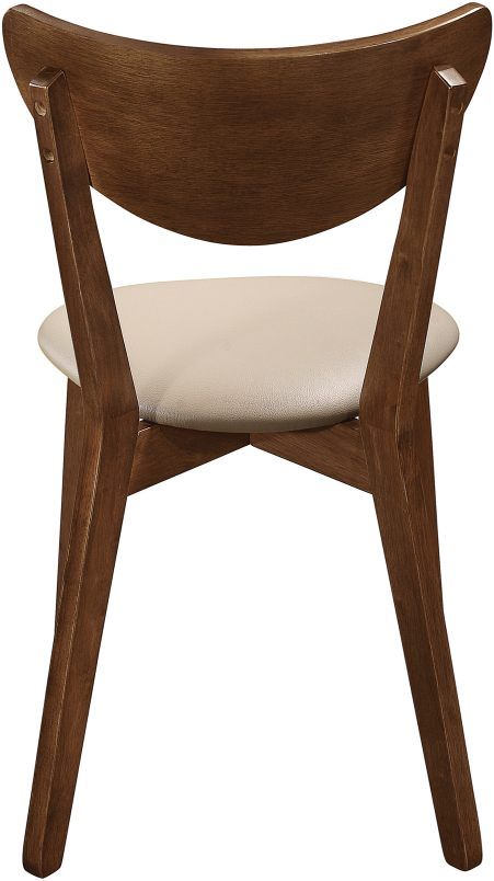 Coaster® Kersey Set of 2 Beige And Chestnut Dining Side Chairs-3