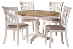 Hillsdale Furniture Bayberry/Embassy 5-Piece Light Beige/White Dining Set