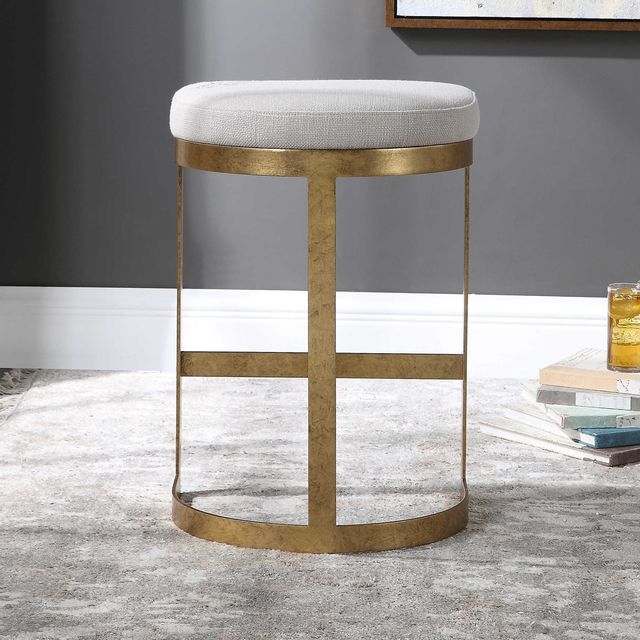 Uttermost® Ivanna Off-White Counter Height Stool 5