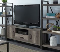 Liberty Furniture Tanners Creek Gray Entertainment Center with Piers