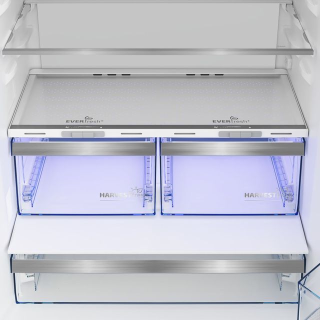 Beko 30 in. 16.1 Cu. Ft. Fingerprint Free Stainless Steel Counter Depth Bottom Freezer Refrigerator-3
