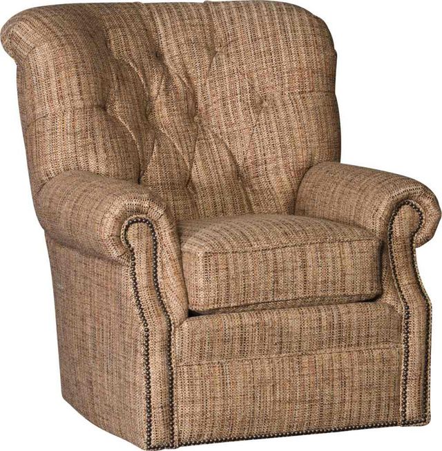 Mayo Grasscloth Acorn Swivel Chair 0