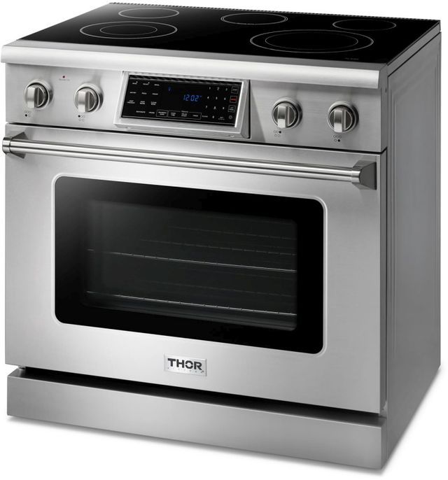 Thor Kitchen® Professional 36" Stainless Steel Slide In Electric Range 4
