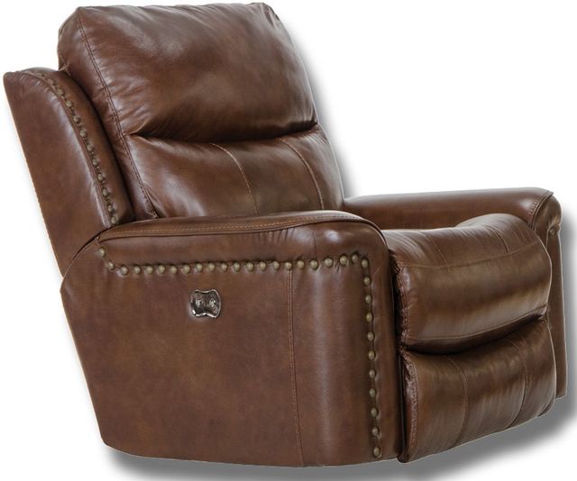 Catnapper Anders Power Lay Flat Recliner with Power Headrest in Dark Chocolate