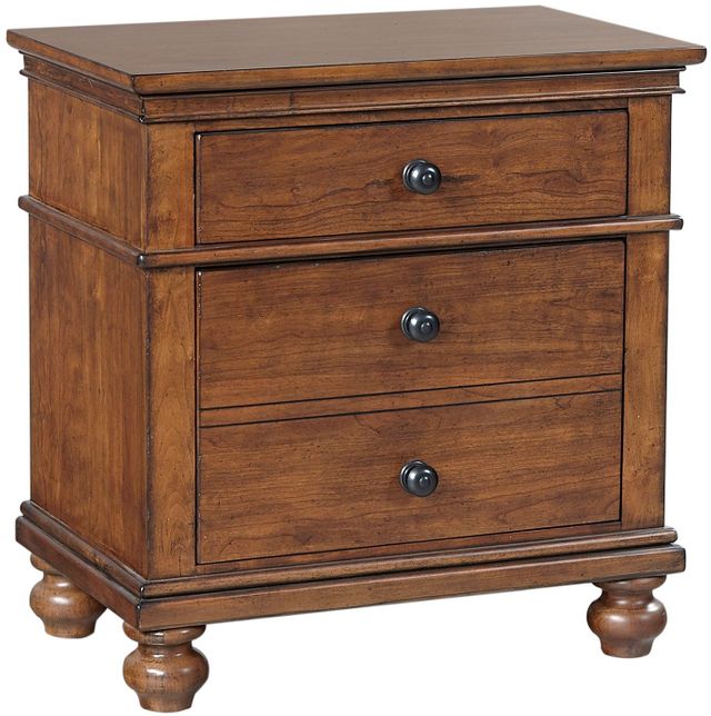 Aspenhome® Oxford Whiskey Brown Nightstand-0