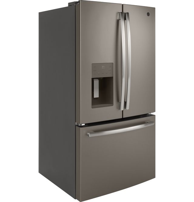 Réfrigérateur à portes françaises de 36 po GE® de 25,6 pi³ - Acier inoxydable résistant aux traces de doigts 8