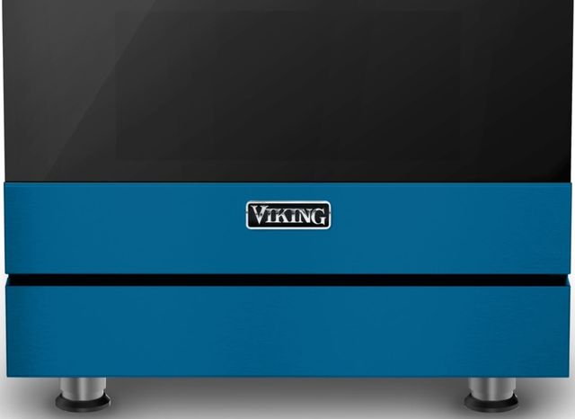 Viking® 3 Series 30" Alluvial Blue Free Standing Electric Range 2