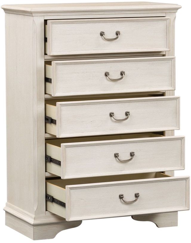 Liberty Furniture Bayside Antique White Youth Bedroom 5 Drawer Chest-1