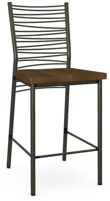 Amisco Crescent Counter Height Stools