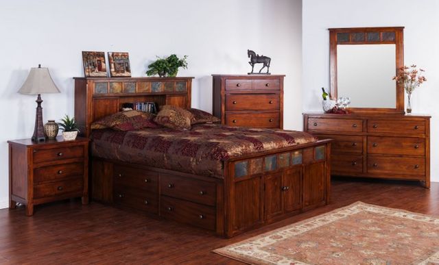 Sunny Designs™ Santa Fe Eastern King Storage Bed 3