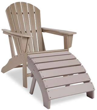Signature Design by Ashley® Sundown Treasure 2-Piece Grayish Brown Outdoor Seating Set