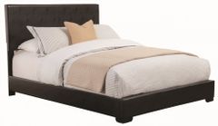 Coaster® Conner Dark Brown California King Upholstered Bed