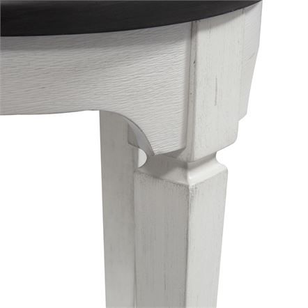 Liberty Furniture Allyson Park Wire Brushed White Console Stool 1