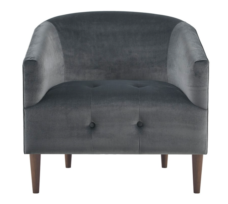 Olliix by Madison Park Avondale Dark Grey Accent Chair | Bob Mills ...