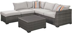 Signature Design by Ashley® Cherry Point 4-piece Gray Sectional