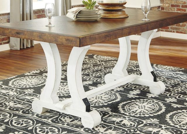 Signature Design by Ashley® Valebeck White/Brown Dining Room Table 6