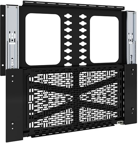 Chief® Black Proximity® Component Storage Slide-Lock Panel