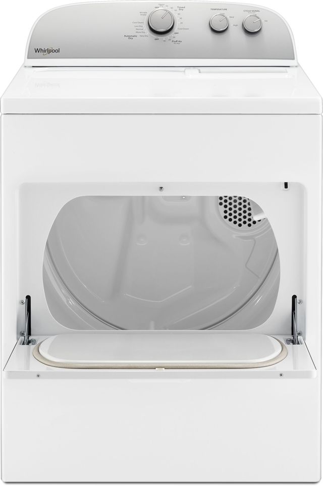 Whirlpool® Top Load Gas Dryer-White 1