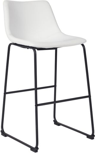 Signature Design by Ashley® Centiar White Tall Upholstered Bar Stool - Set of 2
