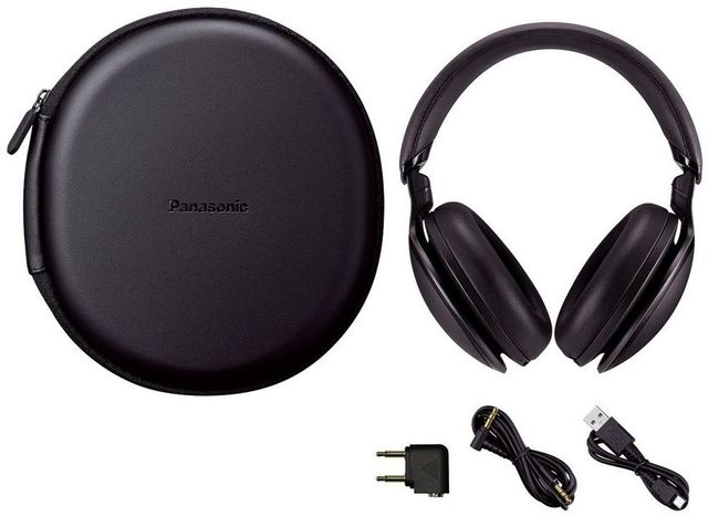 Panasonic® Premium Hi-Res Black Wireless Bluetooth Over the Ear Headphones 9