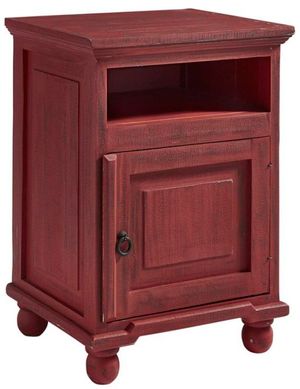Progressive® Furniture Finn Rustic Red Nightstand