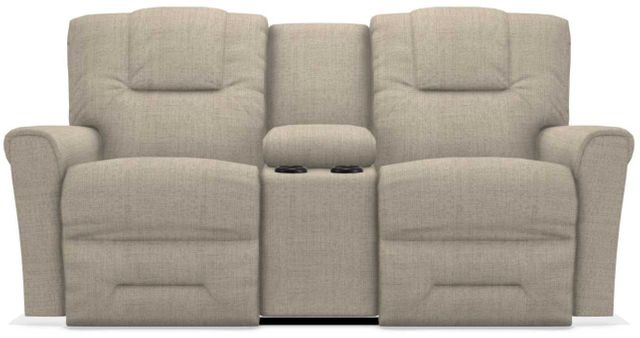 La-Z-Boy® Easton Fawn Power Reclining Loveseat with Headrest and Console