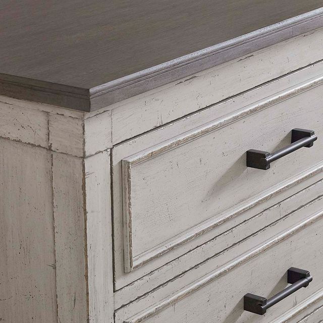 Bassett® Furniture Bella Two-Tone Wood Top Dresser 3